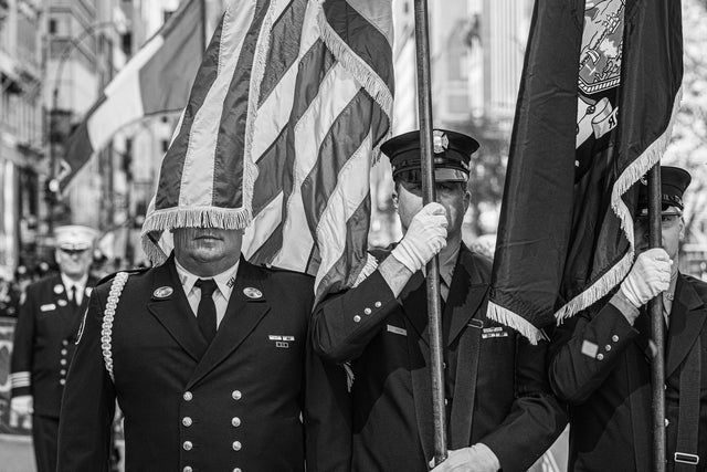 A New York parade photograph by Steve Simon