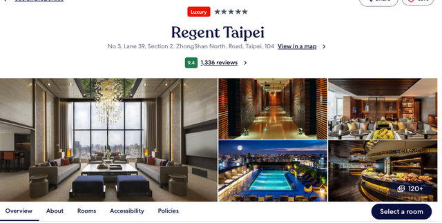 Regent Taipei hotel