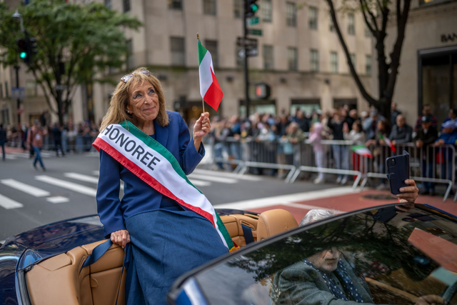 A New York parade photograph by Steve Simon