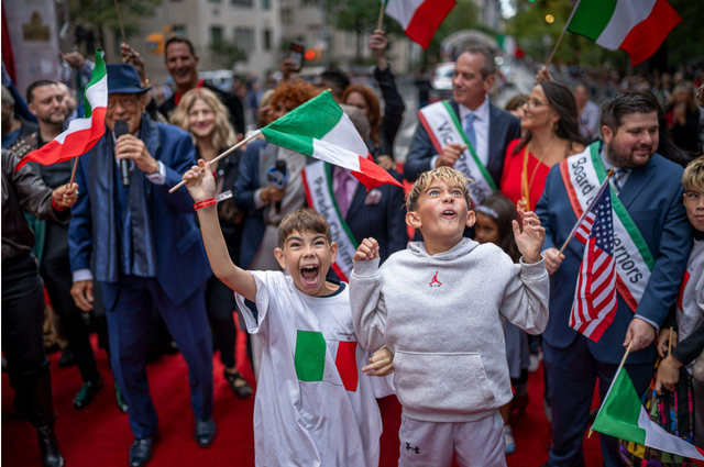 A New York parade photograph by Steve Simon