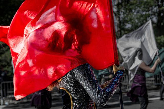 A New York parade photograph by Steve Simon