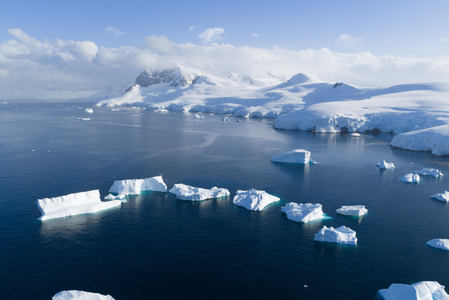 A photograph from the original Antarctic expedition collection