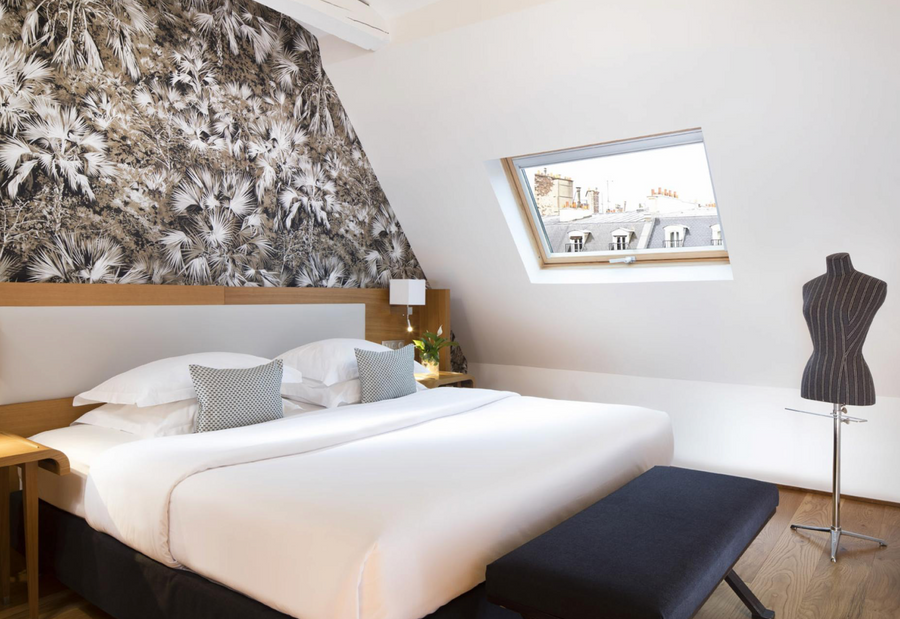 Hôtel Le Six in Paris, retained from the original workshop listing
