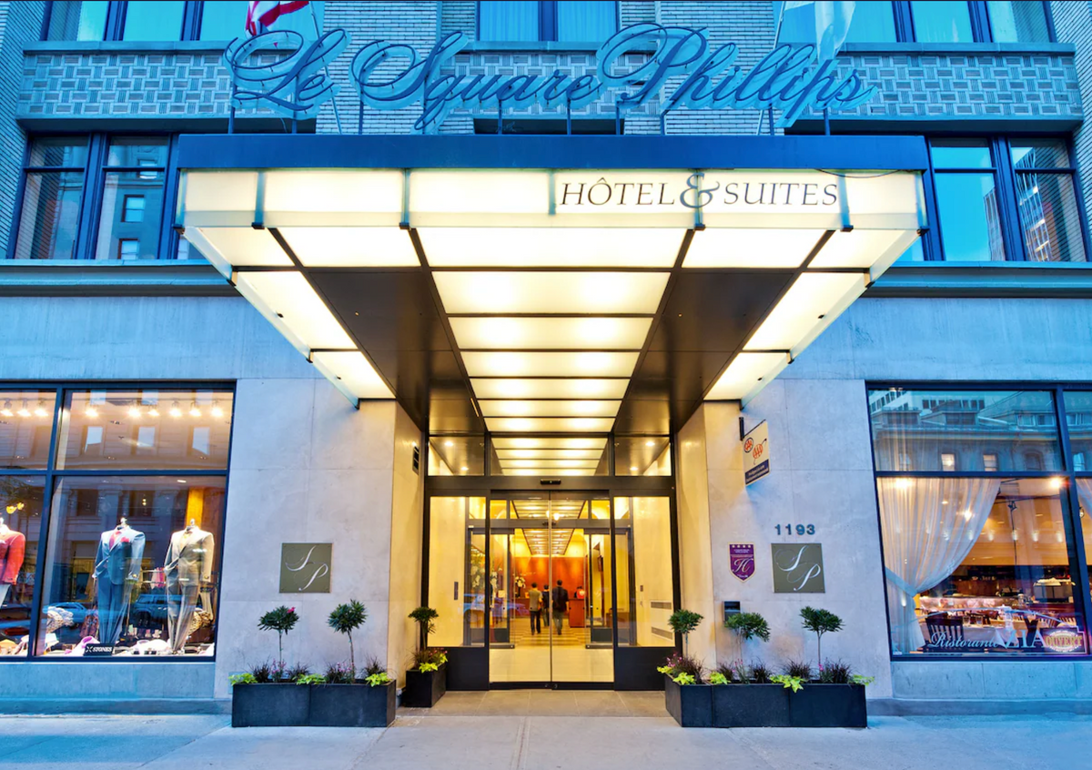 Le Square Phillips Hôtel &amp; Suites, the suggested Montréal workshop base