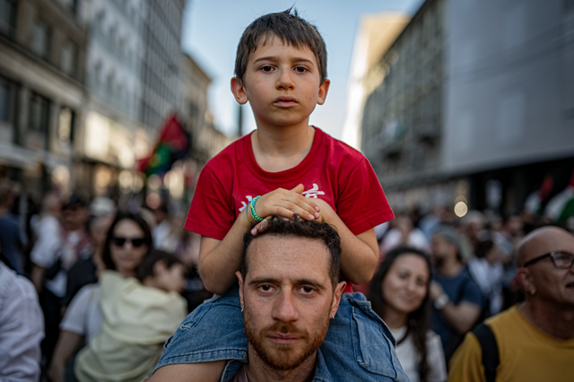 Milan Liberation Day march