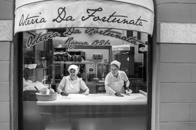 A photograph from the Milan workshop collection