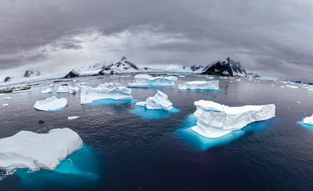 A photograph from the original Antarctic expedition collection