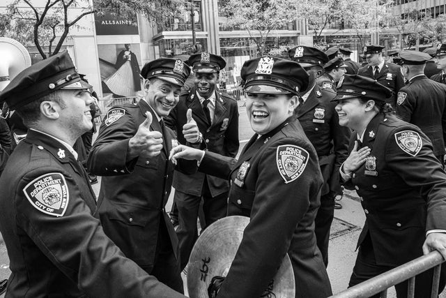 A New York parade photograph by Steve Simon