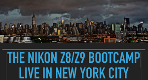 Saturday April 13, 2024: Nikon Z8/Z9/ZF New York City 1-Day/Night Masterclass with Steve Simon