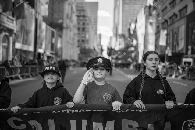 A New York parade photograph by Steve Simon