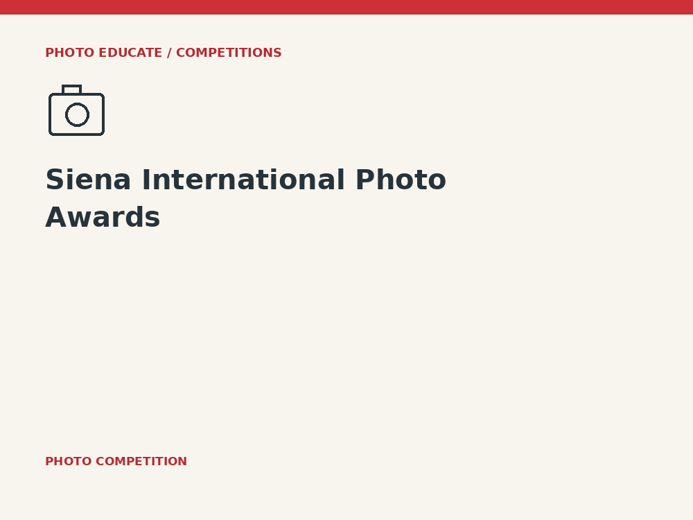 Siena International Photo Awards