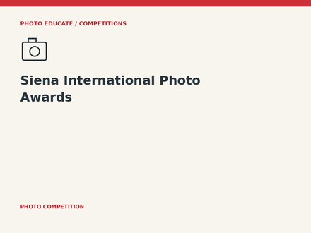 Siena International Photo Awards