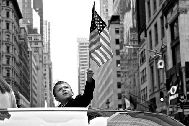 A New York parade photograph by Steve Simon